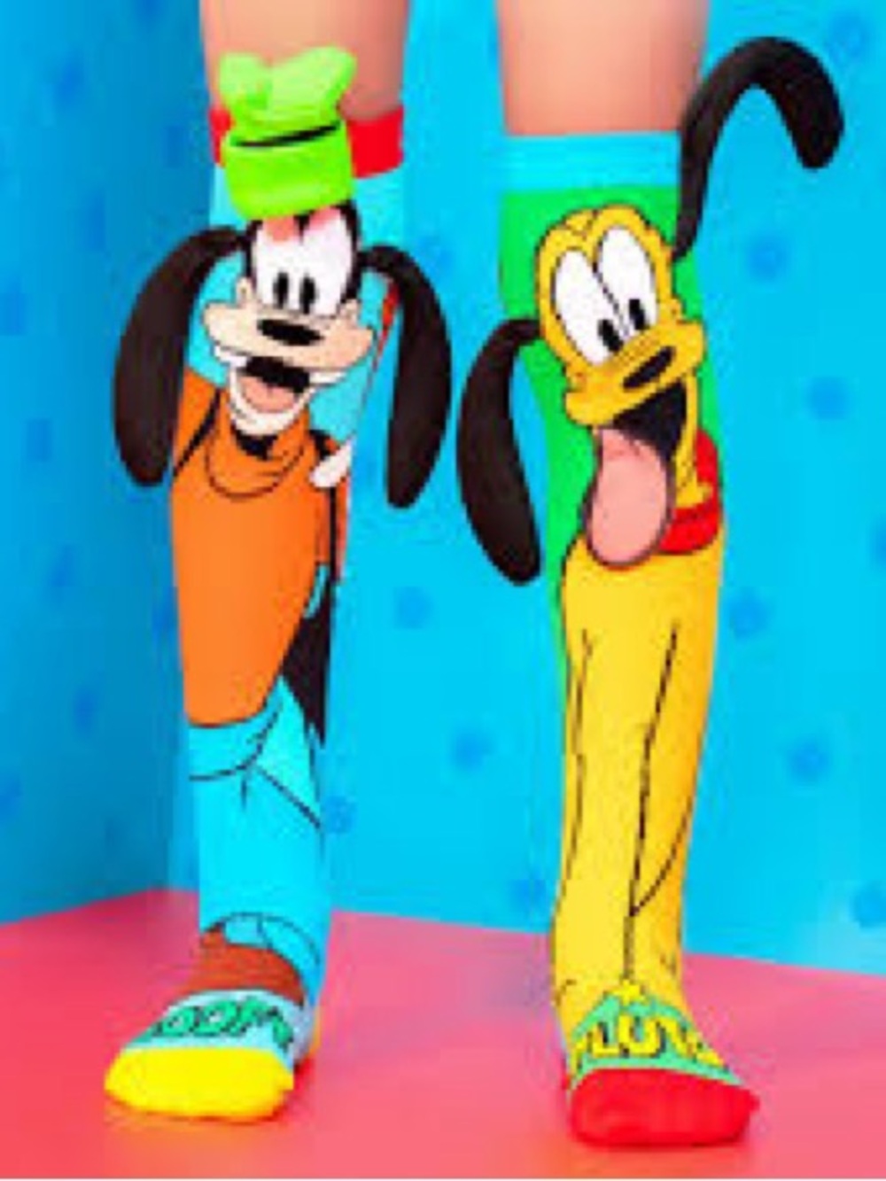 Pluto and Goofy High socks